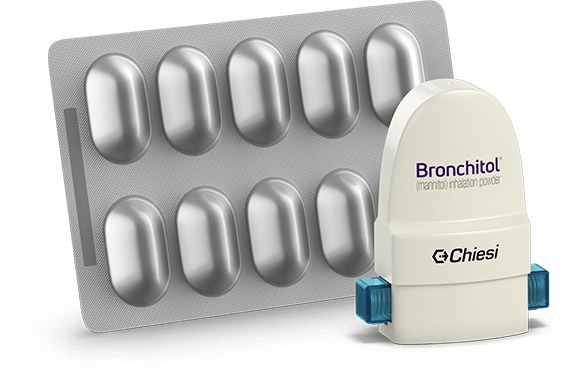 BRONCHITOL Inhaler and Blister Pack